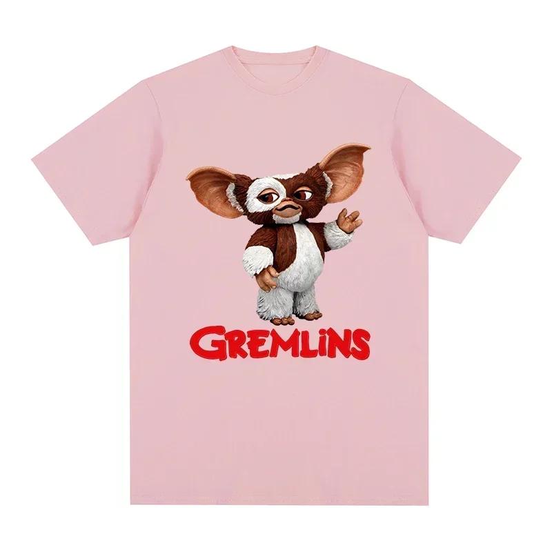 Gremlins Gizmo Kawaii Men T-shirt Women Crew Neck T Shirt New Tees Womens Tops Graphic T Shirts Women Clothing