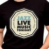 Jazz Live Music Tonight Hard Bop Latin Graphic T-Shirt Jazz Lover Tee Gift
