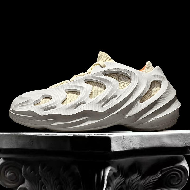 2025 Neu Vance Kokosnuss Abnehmbare Lochschuhe Socken Schuhe Vielseitige Mode-Sneaker Trendschuhe Herrenschuhe