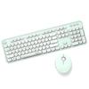 MOFII Motehand 2.4G Wireless Keyboard & Mouse Set - SWEET Colorful Lipstick Design