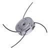 Testina per decespugliatore Alluminio Universale 4 Fili Testina per decespugliatore per 40CC Decespugliatore ad albero dritto