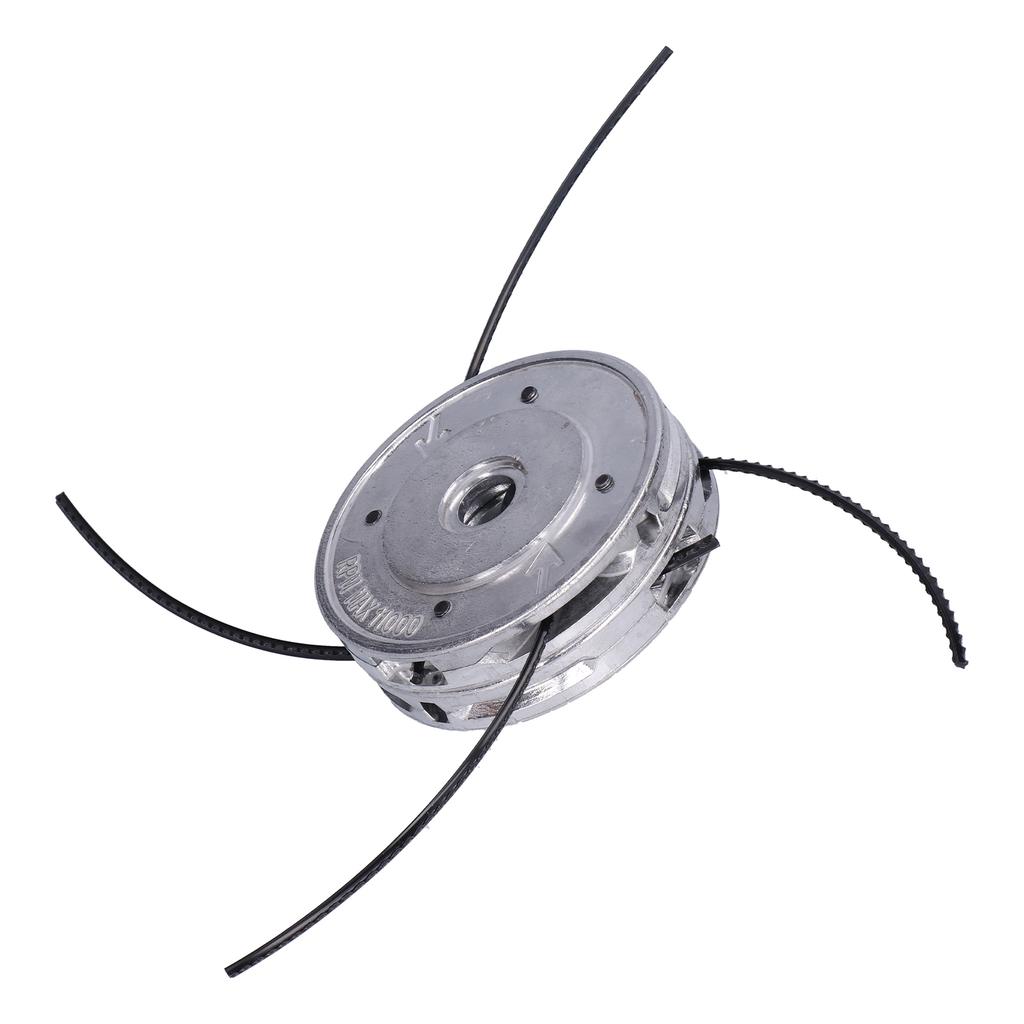 Testina per decespugliatore Alluminio Universale 4 Fili Testina per decespugliatore per 40CC Decespugliatore ad albero dritto