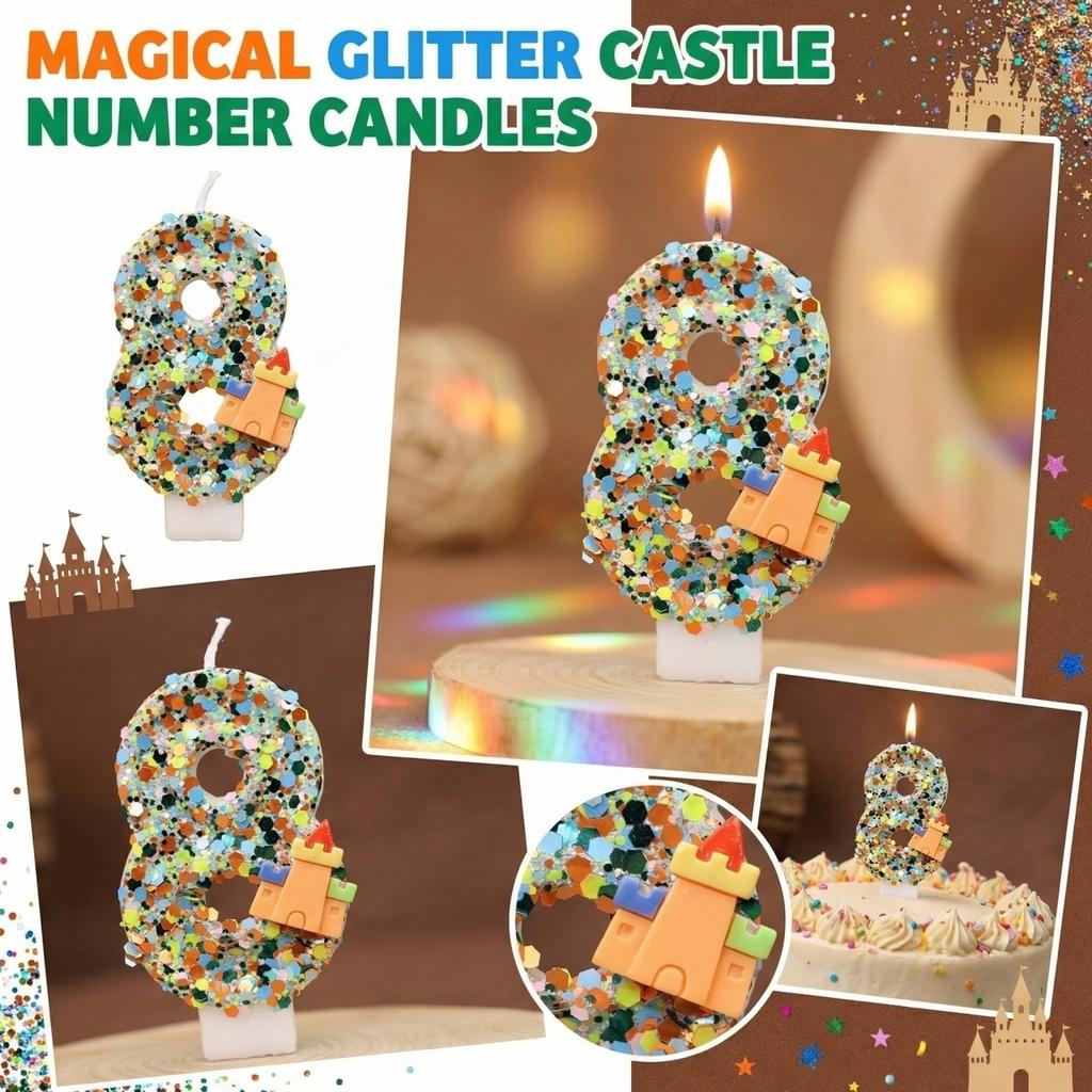 Fashion Cartoon Creative Birthday Candles Party Digital Candles