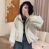 2025 Women's Spring Casual Hooded Windbreaker: Trendy Loose Short Jacket