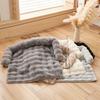 Winter Comfort Dogs Bed Imitation Rabbit Hair Pets Mat Warm Thickened Puppy Kitten Sofa Mat Anti Slip Soft Cat Nest Pet Supplies