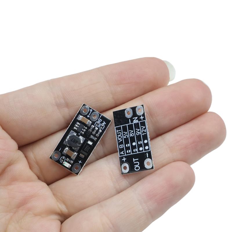 1-100pcs 3.7V To 12V Mini DC-DC Boost Module Supports 5V/8V/9V/12V Output Lithium Battery Boost