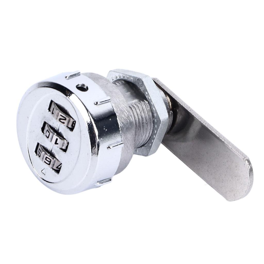 Combination Cabinet Cam Lock Mini 3 Digit Password Mechanical Cabinet Lock for Drawer Mailbox Office L20