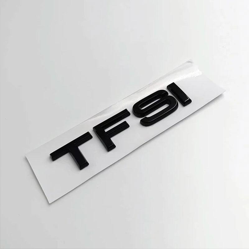 3D ABS Buchstaben Logo TFSI TDI Auto Heckklappe Aufkleber Emblem Abzeichen Decals für A3 A4 A5 A6 A7 A8 Q2 Q3 Q5 Q7 Zubehör