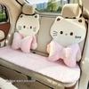 Cartoon Cat Plush Car Seat Cushion – Warm Winter/Autumn Rear Cover