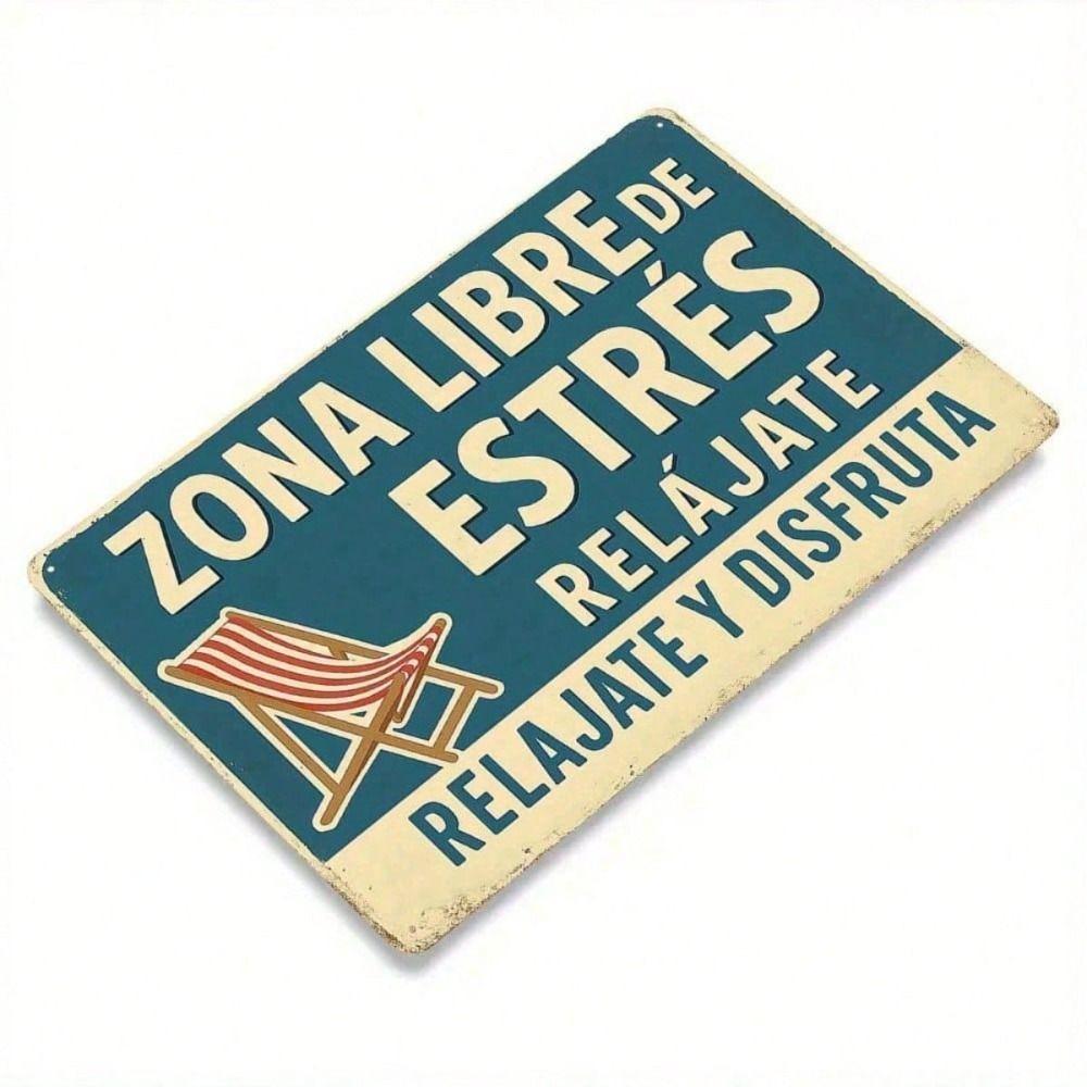 Vintage Spanish Humor Metal Wall Sign Retro Tin Plaque Home Decor