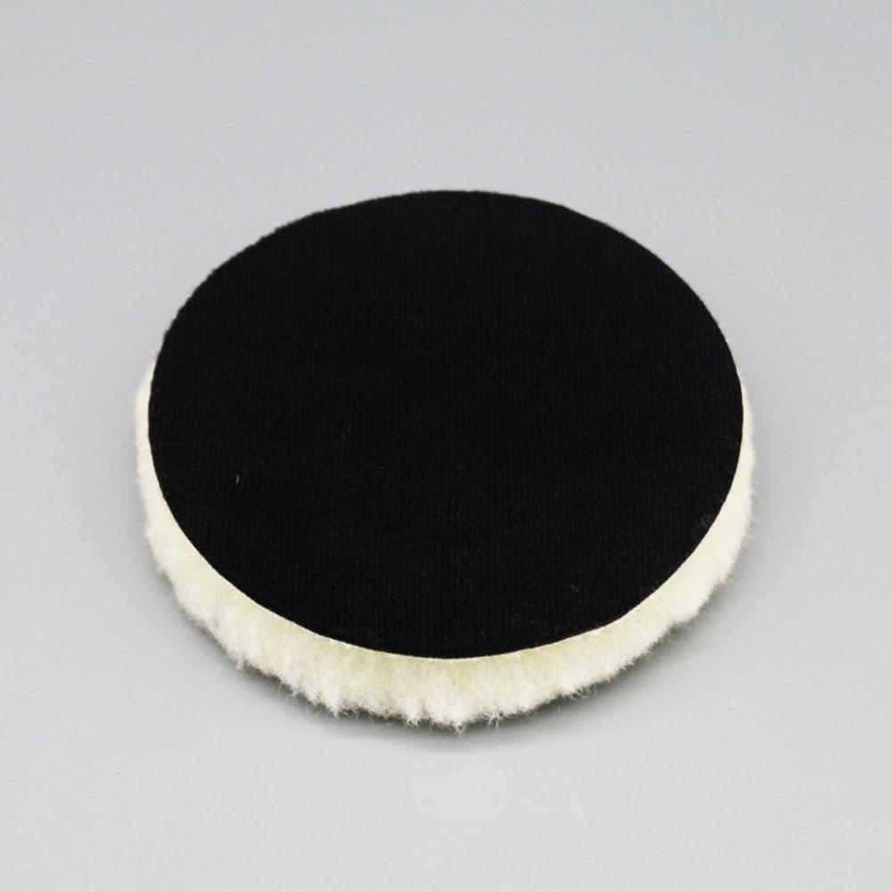 Artificial Wool Polishing Pads 4pcs 5inch for Buffing For Cleaning and Dust Removal with Soft Synthetic Fibers