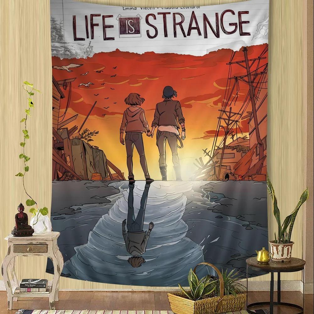 

Life is Strange Printed tapestry wall hanging tarot card hippie wall skirt dormitory home decoration 74x94cm(29x37in)