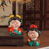 Art Craft Car Cute Doll Ornament Decorative Tang Dynasty Woman Figurine  Bookshelf