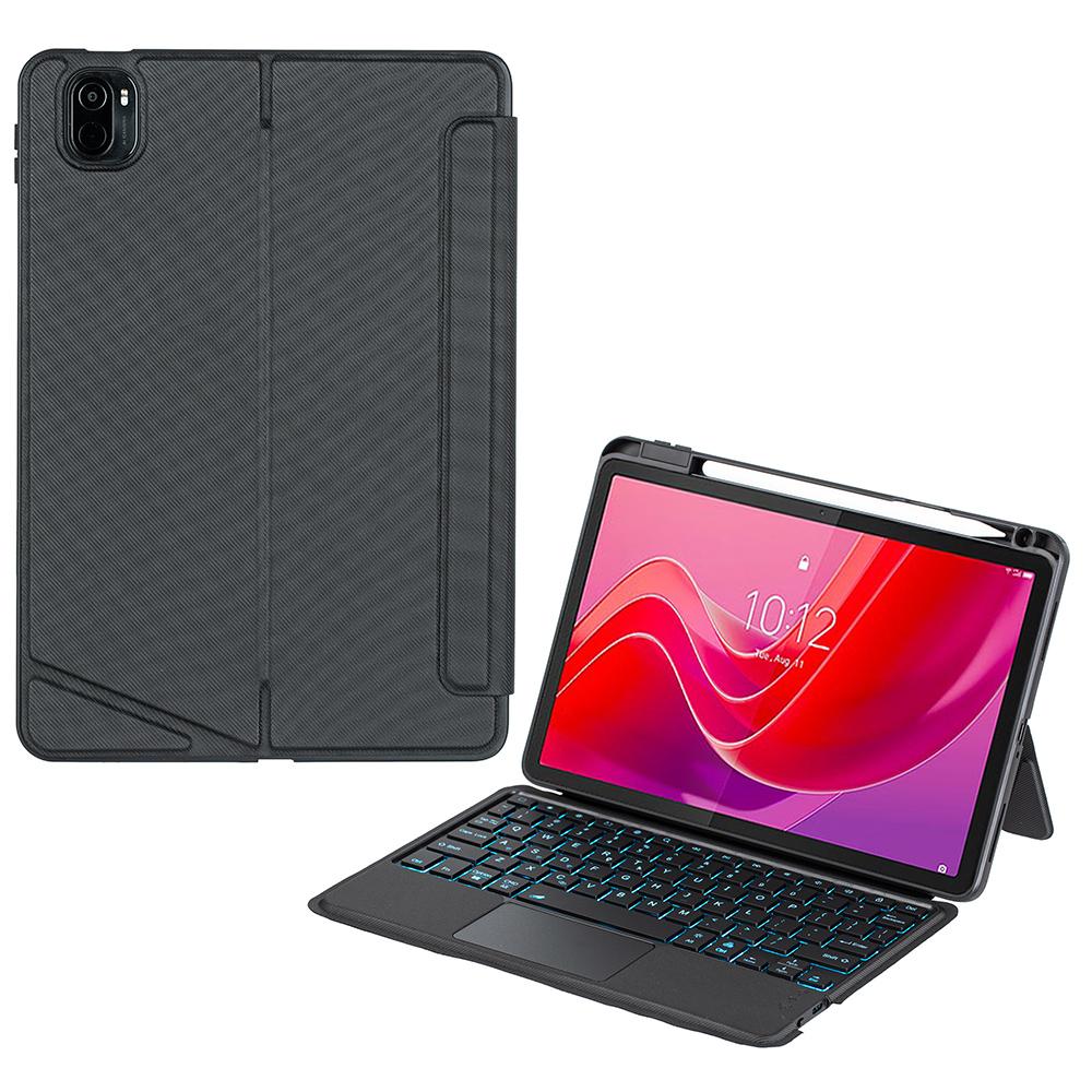 

TM25-AS For Lenovo Xiaoxin Pad 11 2024/Tab M11 TB-330FU TB-331FC Backlit Touchpad Bluetooth-Compatible Keyboard Leather Case A