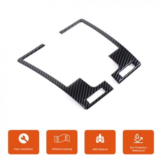 Carbon Fiber ABS Dashboard Side Air Vent Trim For Nissan 350Z Z33 2003-2006