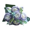 Artificial Peonies Flowers with 5 Heads Blooms And 4 Buds Faux Peony Bouquet Floral Arrangement for Home Vase Decor Boho Wedding Table Centerpiece