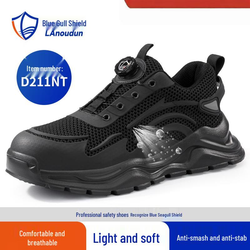 Miflame Anti-Smash Puncture-Resistant Safety Work Shoes