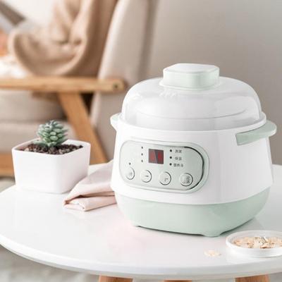 1L Elektrischer Slow Cooker Dampfgarer Keramiktopf Multifunktions-Vogelnest Suppe Eintopf Schwangere Tonic Baby Ergänzung Heizung Wärmer