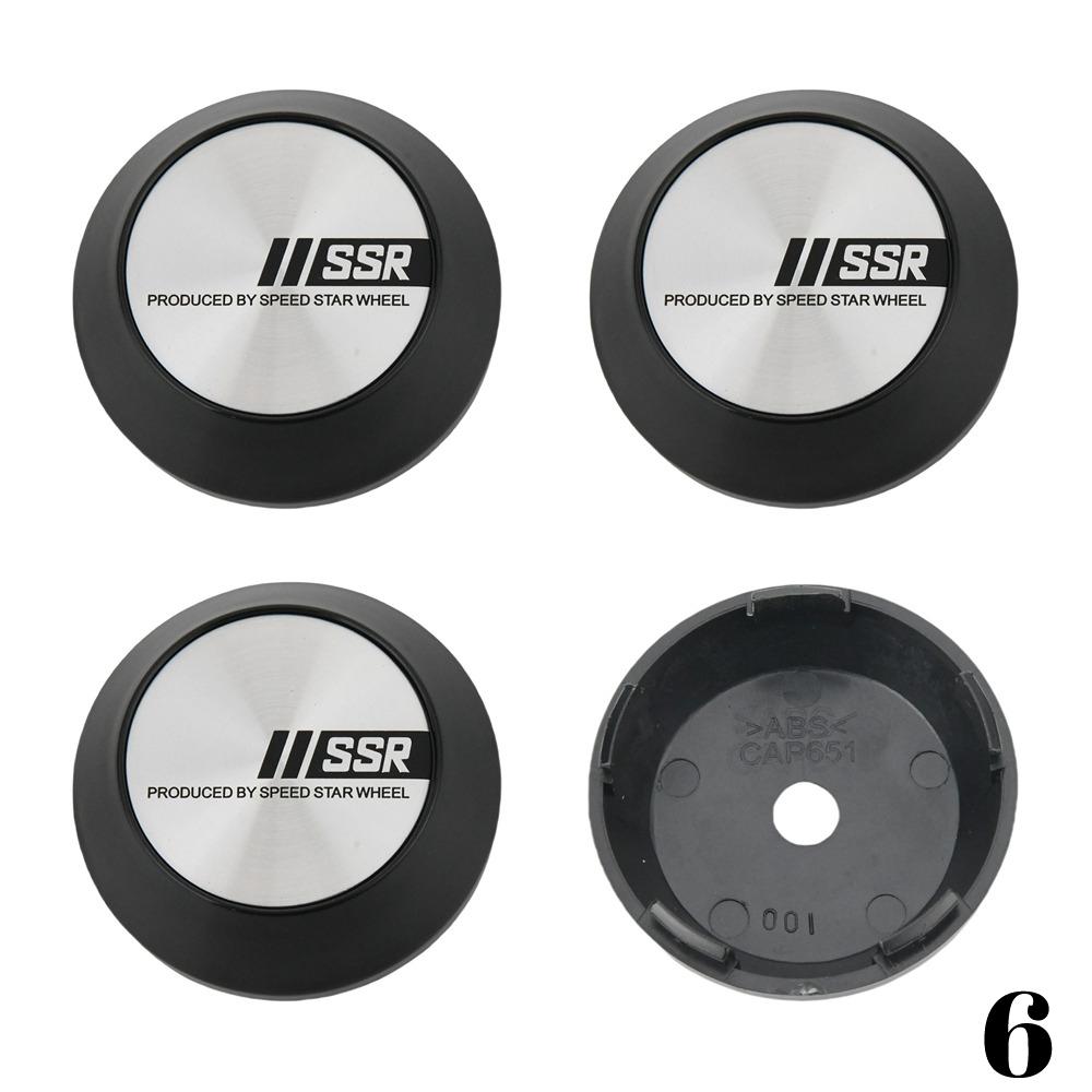 AAYH1 SET VON 4 XXR Felgendeckel 56mm/57mm/58mm/59mm/60mm/61mm/62mm/63mm/64mm/72mm Sportfelgendeckel SSR Emblem Radkappe Nabenkappe