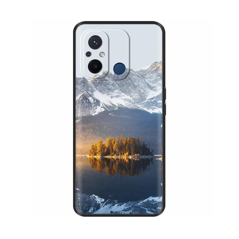 For Redmi 12C Case Redmi12C Cover Soft Smooth Liquid Silicone Cartoon Phone Case For Xiaomi Redmi 12C Cover 12 C Fundas Coque