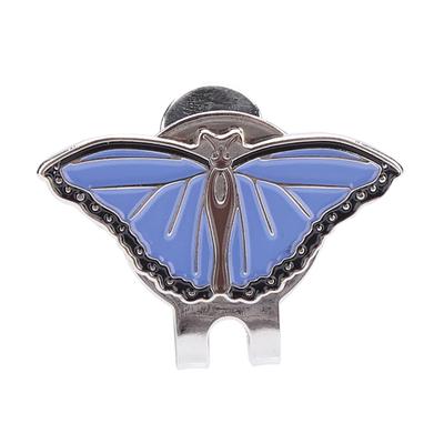 Durable Stainless Steel Golf Hat Cap Clip with Magnetic Ball Marker Accessory Butterfly