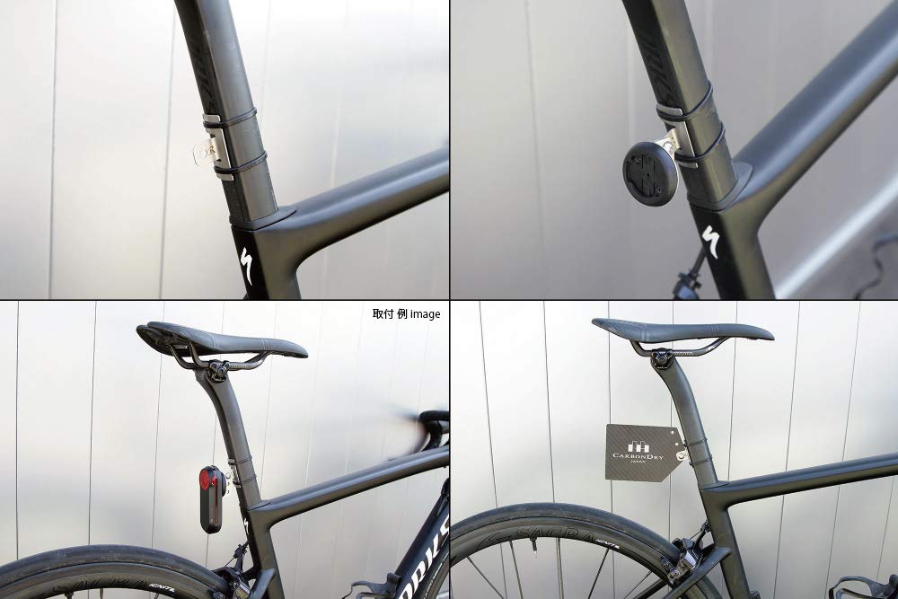 Garmin Varia Rearview Radar Mounting Bracket Set Type Cam Tail Shape Radar Tail Light Compatible with Varia Rearview Radar RVR315 [RecMount] 1,