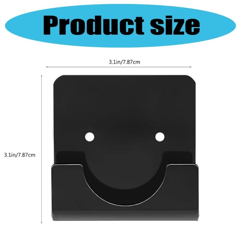 2Pieces Multipurpose Adhesive Shower Rod Retainer Ideal for Bathrooms and Kitchens Applications Hardware Daily Use
