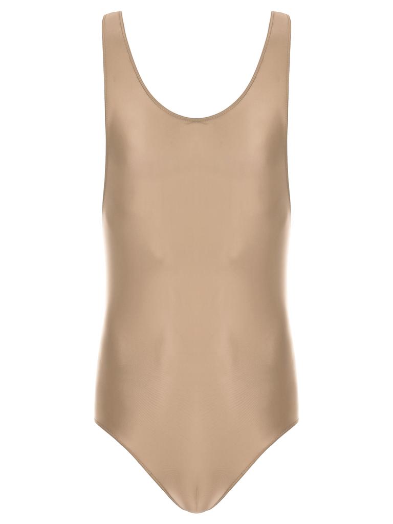 Mens Glossy U Neck Bodysuit Sleeveless Stretchy Leotard Wrestling Singlet Swim Sportswear