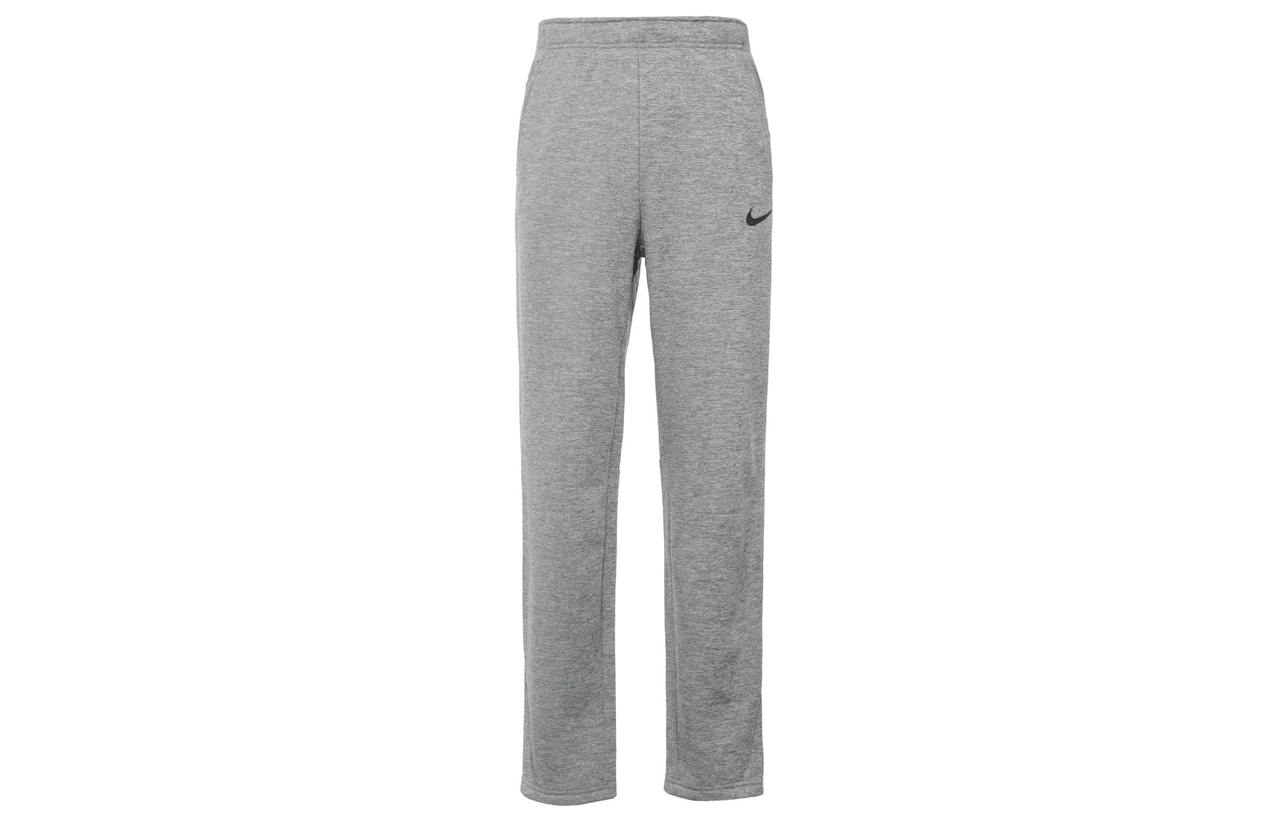 Nike Therma Fleece Lined Casual Brand Logo Comfortable Knitted Sweatpants Men s Toned Dark Gray/Black 932254-063 XXL