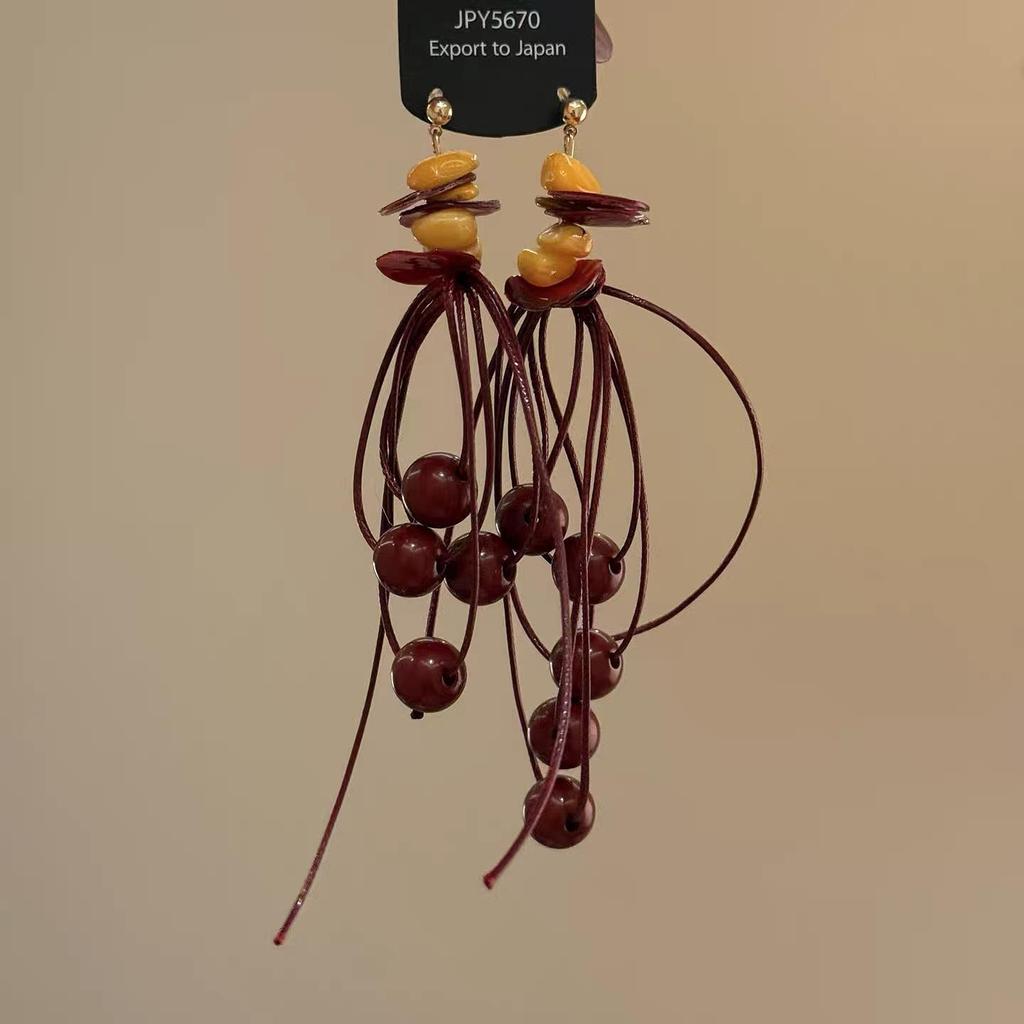 Silberne Nadel Strass Blume Quaste Brautohrringe, Vielseitige Ohrstecker für Damenmode.