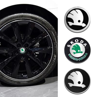 2025 Nové 4ks 56/60/65/68MM Krytky středů kol Nálepka Kryt ráfku pro Skoda Octavia A5 3 2 VRS Vision Kodiaq Favorit Rapi