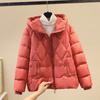 Women's Hooded Coat Ladies Winter Cotton Coat Thickened Warm Jacket