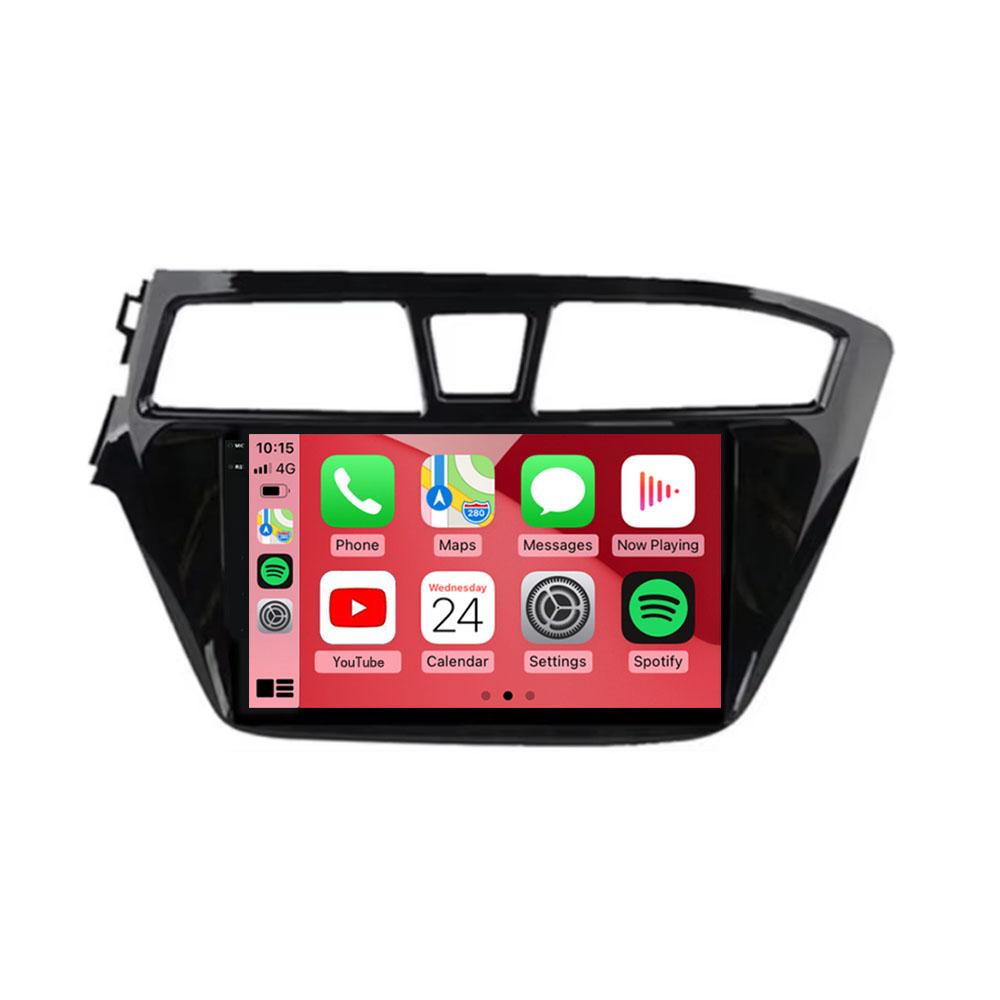 Android 14 For Hyundai I20 2014-2018 Car Radio Stereo Multimedia Navigation Video Player GPS Wireless Carplay Auto QLED screen