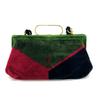 Roberta di Camerino Kisslock handbag Hand Bag Velor Multicolore/GoldHardware