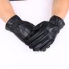 Hengyuanxiang Men's Winter Driving Sheepskin Gloves