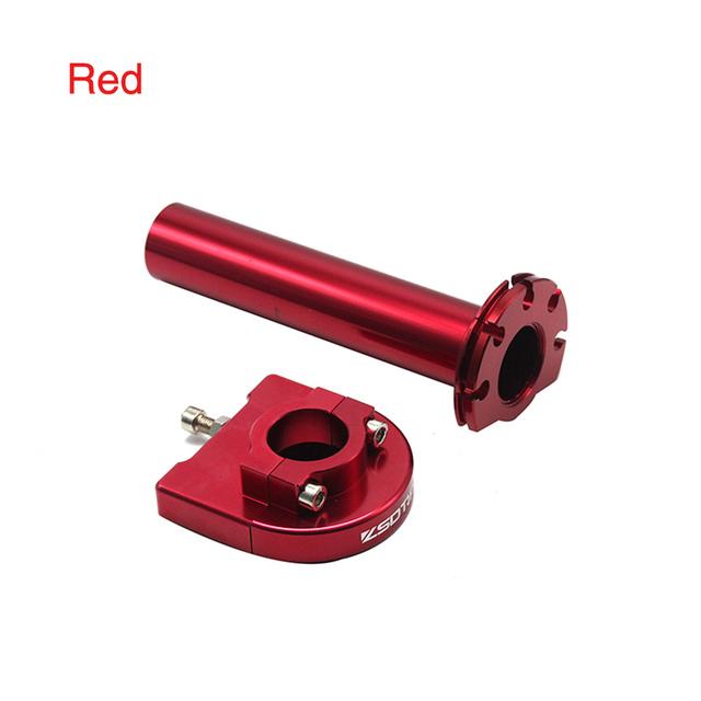 ZSDTRP 7/8" Aluminum Throttle Grip Twist Quick Action Gas Throttle Settle With Cable For Dirt Pit Bike 50cc 110cc 125cc