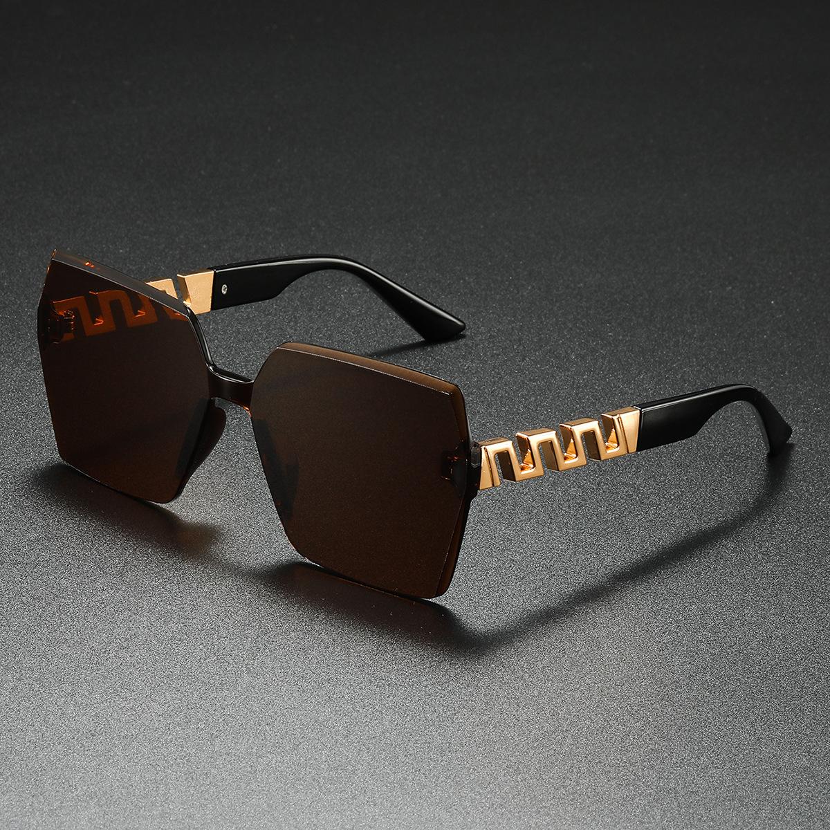 

JYL TS Sunglasses Large Chain UV European/6826 B-7455 моголов зеленый