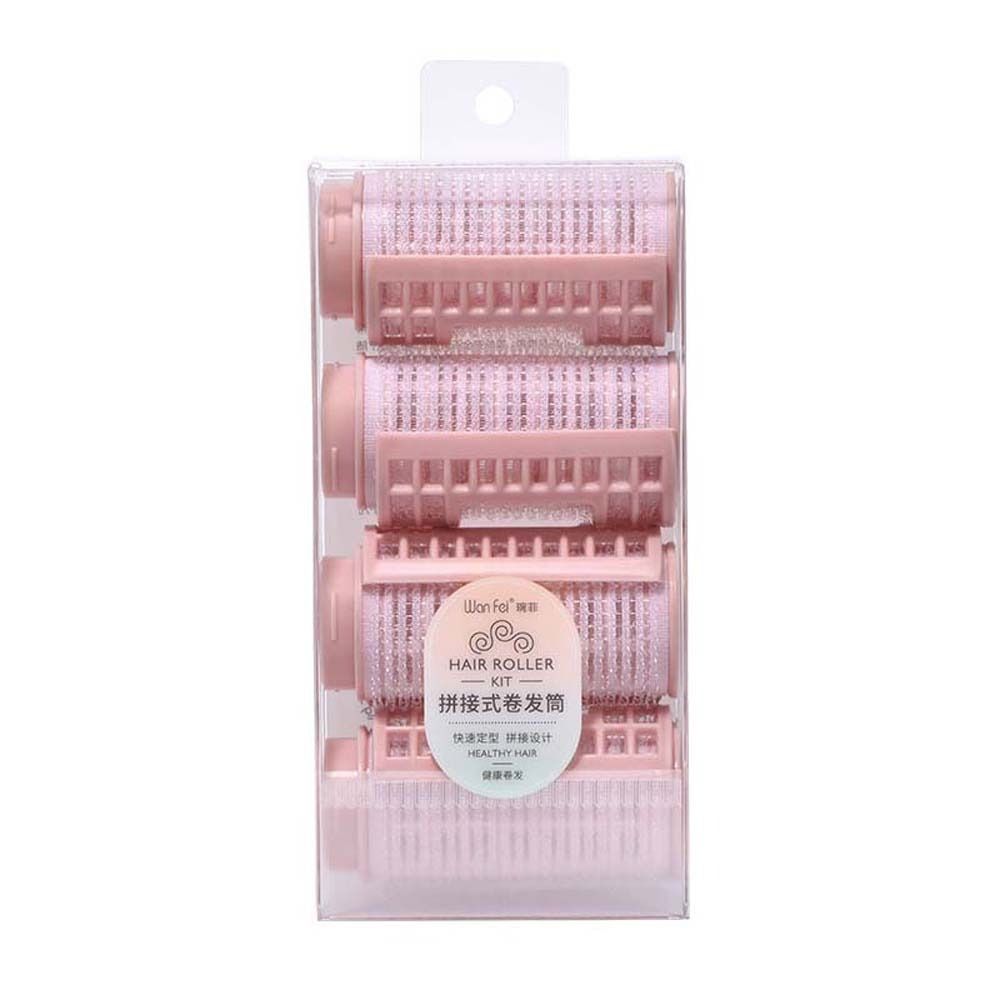

4 шт./компл. шпильки для фиксации вьющихся волос бигуди бигуди парикмахерские аксессуары пушистый зажим для корней волос ABS розовый