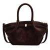 Suede tote bag women's 2025 new autumn and winter high-end niche design large-capacity commuter retro handbag