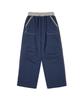 AAKAM Knee Pin-Tuck Ethnic Sweatpants (Navy)
