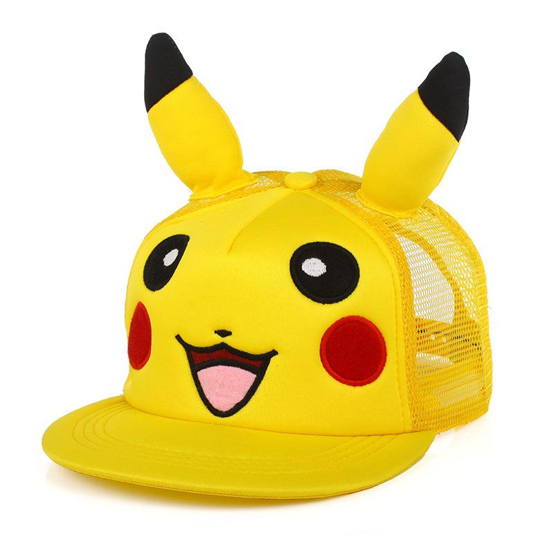 Pixie Cute Yellow Three-Dimensional Children'S Adult Hat Pokemon Hip-Hop Baseball Cap