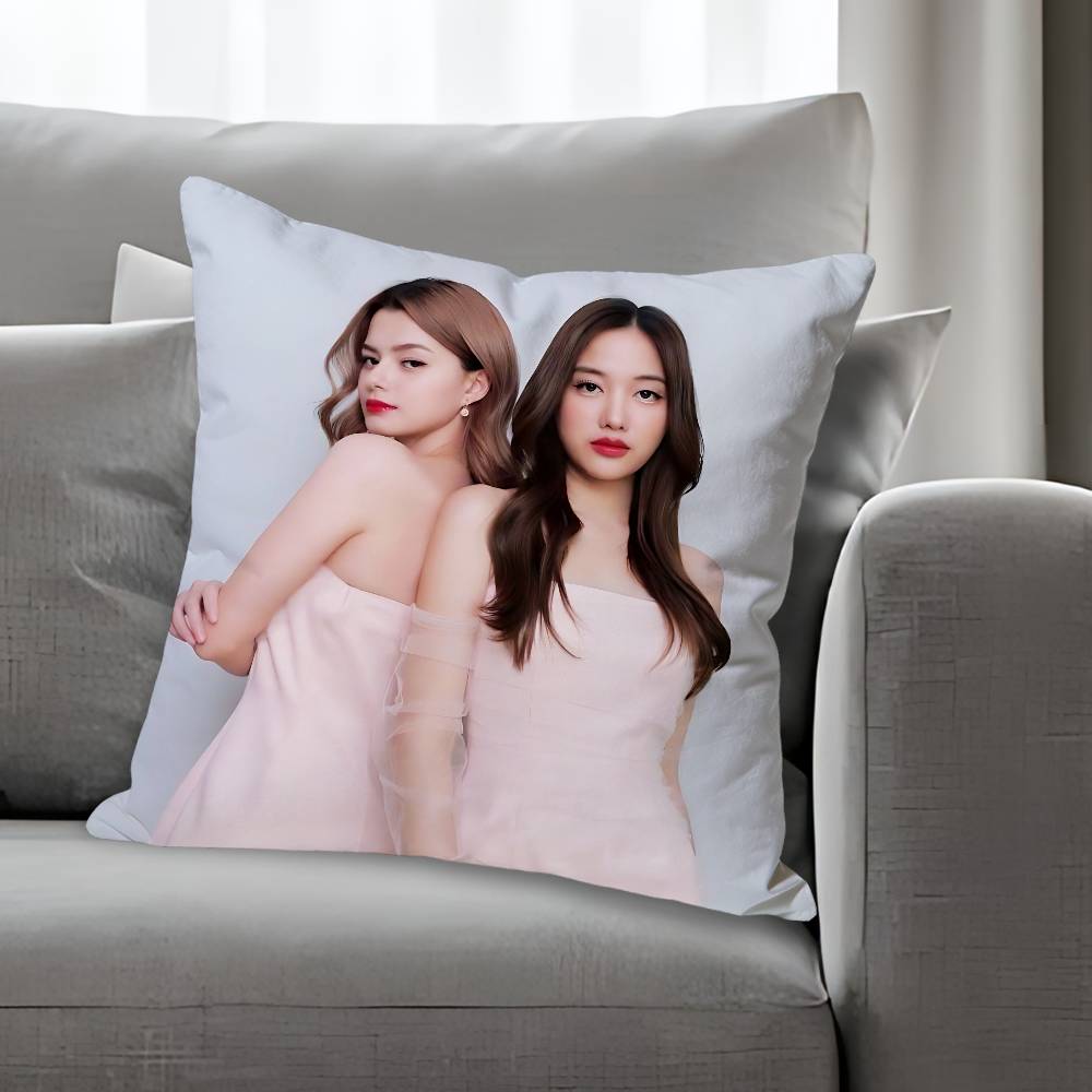 Pink TTheory FFreen BECKY Anime Celebrity Merchandise AllMatch Printed Pillow Case Sofa Car Office Room Decoration Protector
