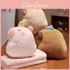Capybara Plush Cartoon Toy Pillow Blanket Combo Convenient Multi Doll Functional