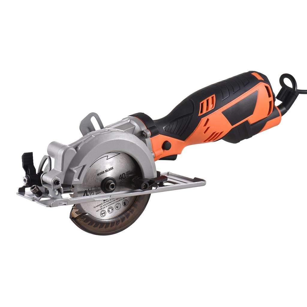 4.8A 580W Mini Circular Saw 3500RPM Electric Saw with 24T 40T Blades for Wood Plastic Max Cutting Depth 1 11 16   (90