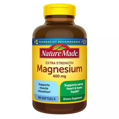 Magnesio ad Alta Potenza 400 mg, 180 Capsule Morbide