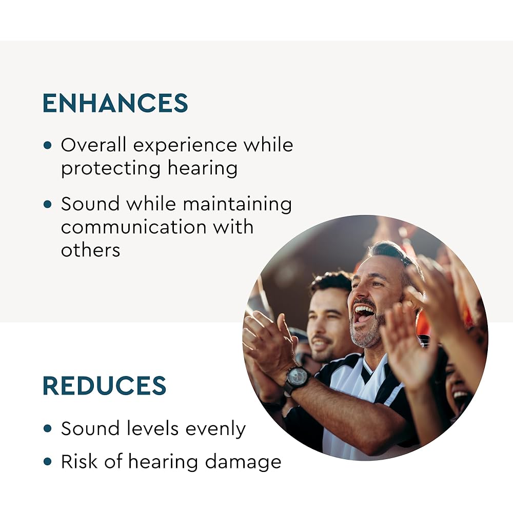Etymotic ER20XS Serie Standard Passform Ohrstöpsel mit 3-Lamellen-Ohrstöpseln, Klein, Klar, 1 Paar, Geräuschreduzierung, Bis zu 20dB Reduzierung (ER20XS-SMF-C)