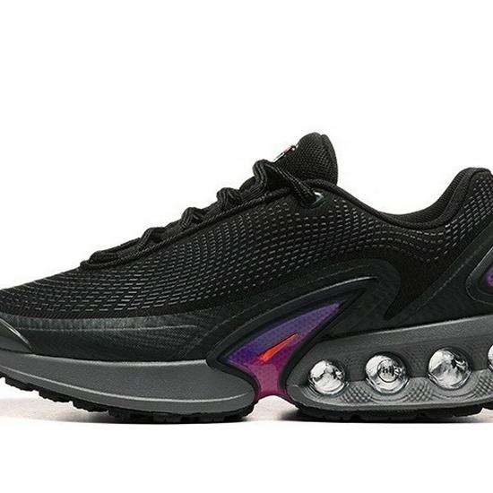 Putian AIRMAXDN Black/Purple Breathable Running Shoes DV3337 - Lightweight, Shock-Absorbing, Wear-Resistant with Air Cushion.