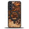 Bewood Unique Case for Samsung Galaxy S23 FE - Orange with MagSafe