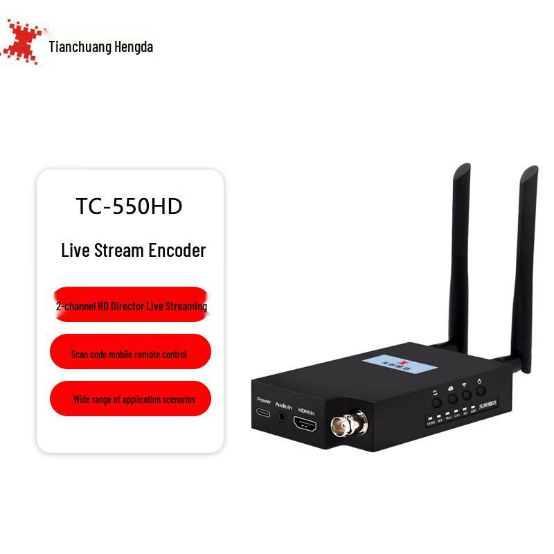 

Відеоенкодер TCHD TC-550HD 4G HDMI SDI для прямої трансляції