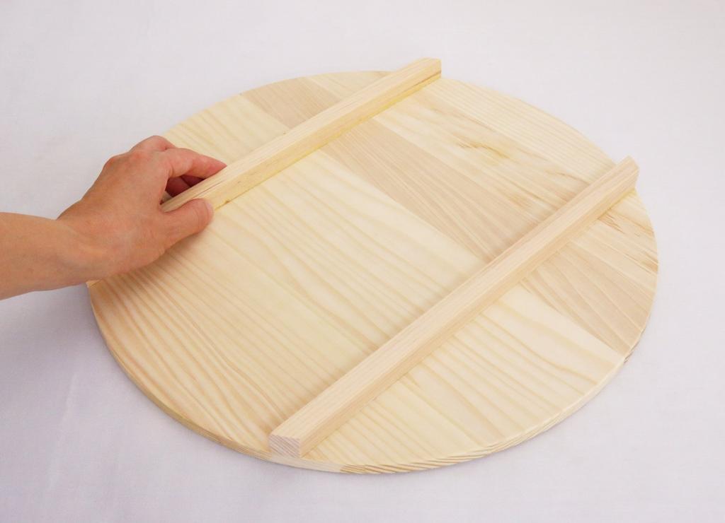 Ichihara Woodworks Sushi Oke Plain 39cm Produkt 4971421103648 Víko, Dřevo, Průměr, Číslo